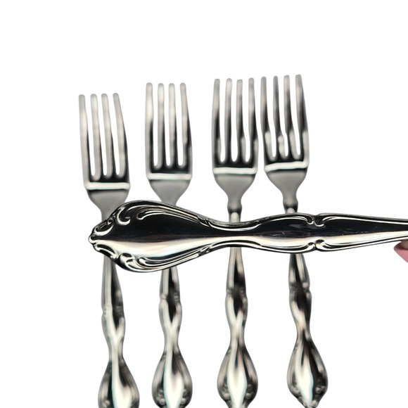 Oneida Other - Set Of 4 Dinner Forks Oneida Community Cantata Stainless Flatware Y2